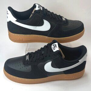 Nike Air Force 1 ‘07 LV8 Black Summit White Sneakers Men Size 13